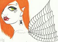 Spider web wings